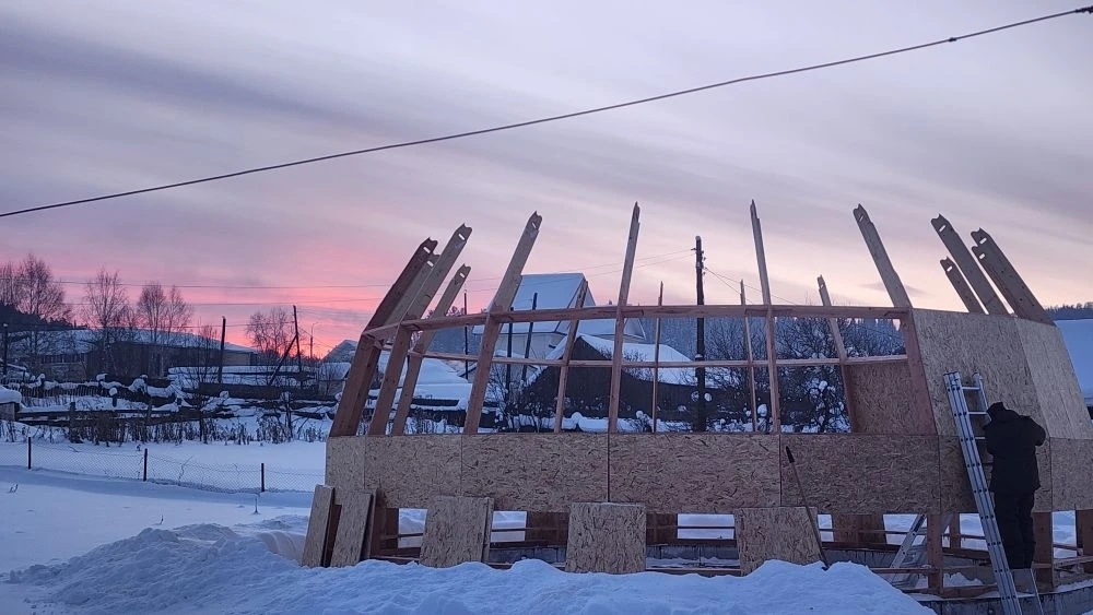 Сбор купола 10