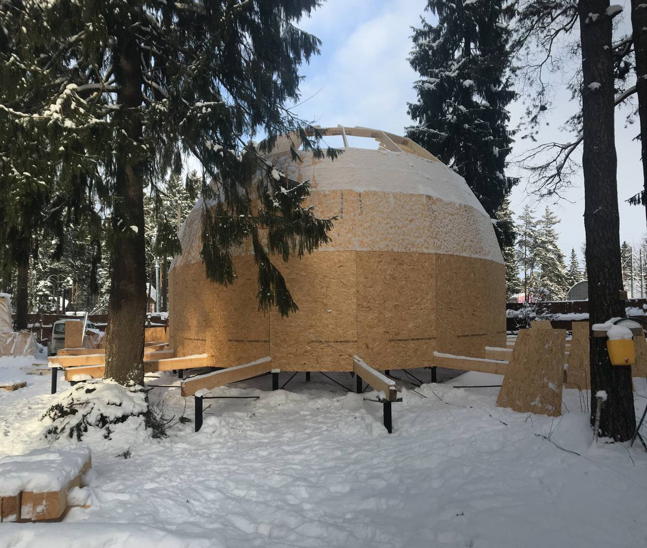 Закончили очередной купол DOBROSFERA Z10H во Всеволожске